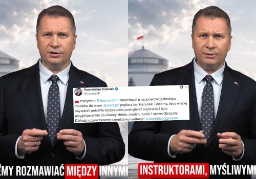 Przemysław Czarnek ogłosił konsultacje i prace nad zwiększeniem dostępu Polaków do broni