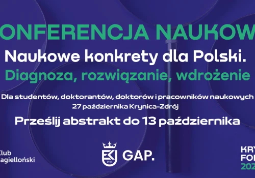 Konferencja „Naukowe konkrety dla Polski” w ramach Krynica Forum 2026. Zgłoś swój abstrakt!