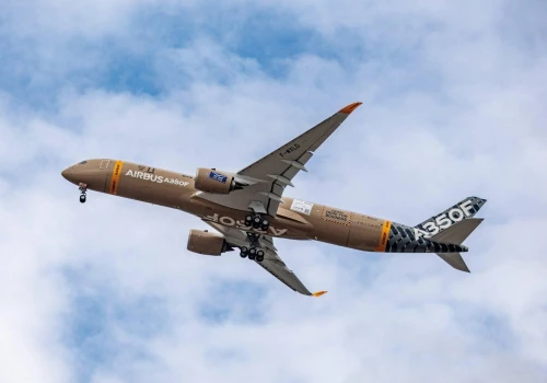 Airbus A350F po raz pierwszy w powietrzu. Wykonał 4-godzinny przelot