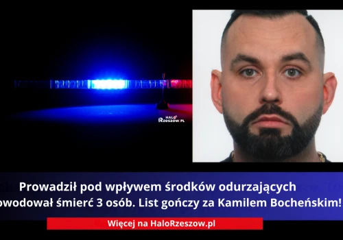 Prowadził pod wpływem środków odurzających i spowodował śmierć 3 osób. List gończy za Kamilem Bocheńskim!
