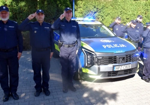 Policjanci w Wołominie oddali cześć pamięci śp. podkom. Natana Sieronia