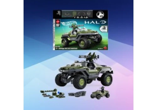 Zestaw Halo x Hot Wheels w Amazon PL. Klocki Brick Shop UNSC M12 Warthog za 239,99 zł!