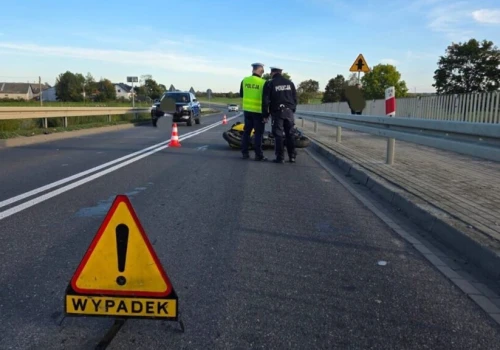 Dwa zdarzenia drogowe, dwie osoby ranne