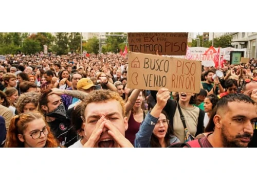 „Szukam mieszkania, sprzedam nerkę”. Gigantyczne protesty w Hiszpanii