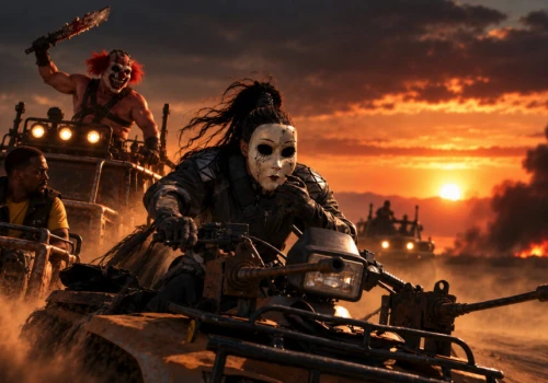 Te seria SCI-FI to MAD MAX i DEADPOOL na czerech kołach… i BEZ TRZYMANKI