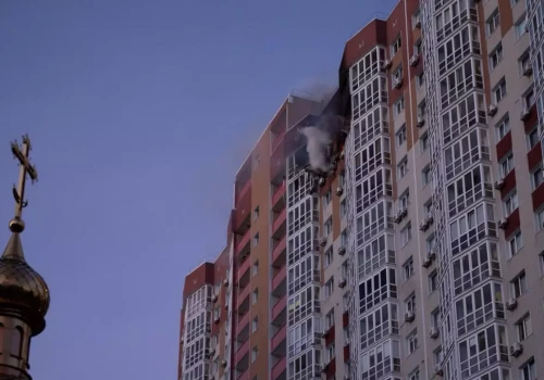 Powietrzny terror wobec Kijowa. Zachodni dyplomaci zostają