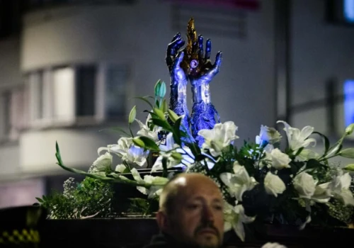 Wierni przeszli ulicami Łodzi. Tak uczczono św. Faustynę Kowalską