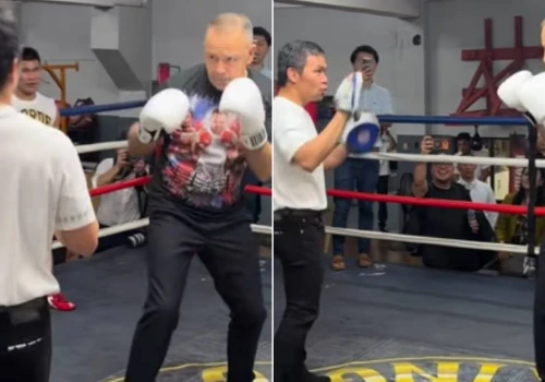 Prezydent Nawrocki trenował z legendą boksu. 