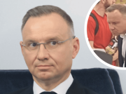 Andrzej Duda przyłapany przy kasie samoobsługowej. Nagranie niesie się po Polsce