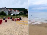 Niemieckie plaże jak wymarłe. Po przekroczeniu granicy Polski nie poznacie Bałtyku