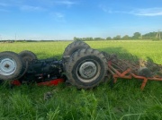 Tragedia pod Kwidzynem. Rolnik zginął przygnieciony przez traktor