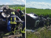 Ukraina. Cysterna zderzyła się z minibusem. Zginęło 14 osób, w tym 6-letnie dziecko