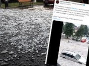 Armagedon w Małopolsce. Zrobiło się biało jak w zimie. Superkomórka, a z nią nawałnice