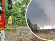 Trąba powietrzna nad Polską. Czerwone alerty w wielu miejscach kraju, trzeba uważać