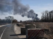 Ukraina. Ostrzelany pojazd humanitarny. Za kierownicą był wolontariusz z Polski