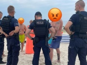 Awantura na plaży w Łebie. W akcji gaz pieprzowy, policja miała ręce pełne roboty