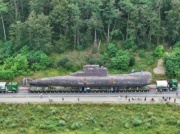 Gigantyczny transport dotarł do celu. U-Boot stanie się obiektem muzealnym