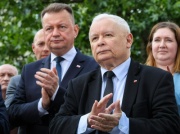 Kaczyński o Błaszczaku: Gdybyśmy rządzili, to ten pan byłby prezydentem