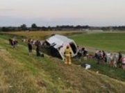 Wypadek na A4 w Opolskiem. Autokar zderzył się z busem