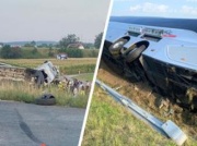 Autokar uderzył w bus. Wypadek na A4