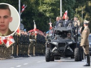 Wzruszający moment podczas defilady. Żołnierze upamiętnili zmarłego kolegę