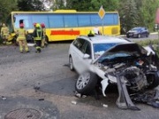 23 osoby w szpitalach po wypadku autobusu w Karpaczu