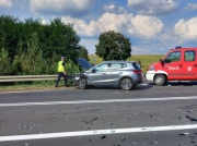 UWAGA! Zderzenie dwóch aut osobowych na DK24. Utrudnienia w ruchu drogowym 