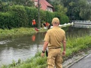 Akcja strażaków w Warszawie. Doszło do przerwania wału przeciwpowodziowego