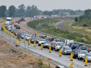 Ogromne korki na autostradzie A1. Utrudnienia potrwają dwa tygodnie