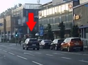 Kierowca nagrał moment wybuchu baru z kebabem w Gdańsku [WIDEO]