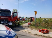 Wypadek autobusu z dziećmi! Na miejscu śmigłowiec LPR