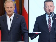 Donald Tusk i Mariusz Błaszczak komentują decyzję PKW