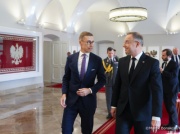 Prezydent Finlandii Alexander Stubb w Polsce. Duda: Rozmawialiśmy o tym zagrożeniu