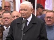 Jarosław Kaczyński na proteście PiS o księdzu i agencie GRU. Ludzie zaczęli krzyczeć 