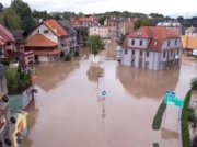 Kłodzko pod wodą. Mamy nagranie z drona