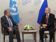 Skandal! Sekretarz Generalny ONZ Antonio Guterres spotkał się ze zbrodniarzem wojennym Putinem!