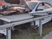 Kolizja drogowa na autostradzie A2