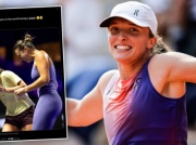 Iga Świątek aż złapała się za twarz. Aryna Sabalenka nie mogła powstrzymać śmiechu [WIDEO]