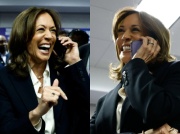 Kamala Harris dziękuje wyborcom. Nagle połączyła się z małym chłopcem