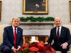 Joe Biden i Donald Trump spotkali się Białym Domu