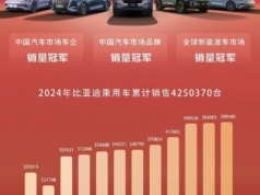 Chińskie firmy z doskonałymi wynikami 2024. BYD w światowym TOP5, Li Auto przekroczyło 0,5 miliona egzemplarzy