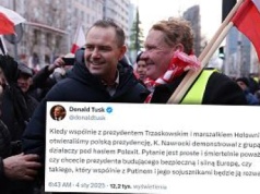 Tusk dosadnie o Nawrockim. 