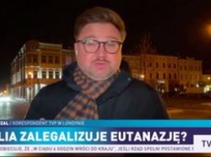 Solidna wpadka w TVP Info. Dziennikarz miał nadawać z Londynu, szybko się wytłumaczył