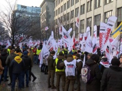 Wielki protest w Warszawie. Do stolicy zjechali górnicy i energetycy