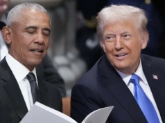 Niewiarygodne, jak Trump i Obama zachowywali się na pogrzebie Cartera. Wszystko się nagrało