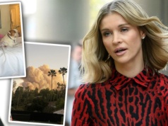 Joanna Krupa z córką i psami uciekła przed pożarami. 