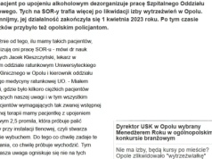 Nie likwidujmy izb wytrzeźwień-felieton interwencyjny