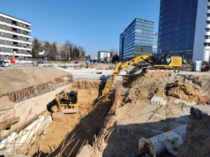 Postępy prac przy budowie tramwaju do Mistrzejowic [DUŻO ZDJĘĆ]