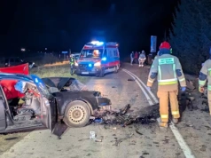 Tragiczny wypadek pod Białymstokiem. Nie żyją dwie osoby, w tym roczne dziecko