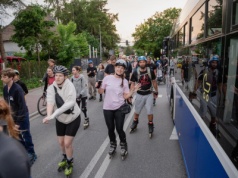 Rolkarze przejadą 20 km przez Kraków. Szykujcie się na wieczorne utrudnienia